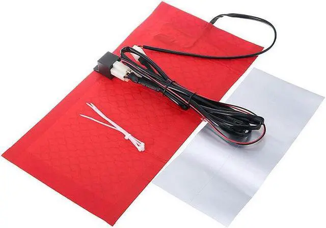 Alt view image 4 of 7 - Motorcycle Seat Heated Cushion Winter Warmer Waterproof Pad Heating Pad Mat