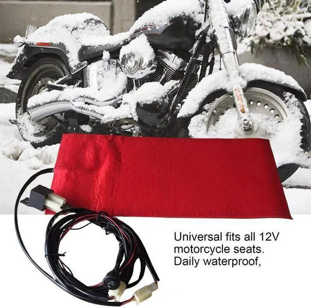 Main image of Motorcycle Seat Heated Cushion Winter Warmer Waterproof Pad Heating Pad Mat
