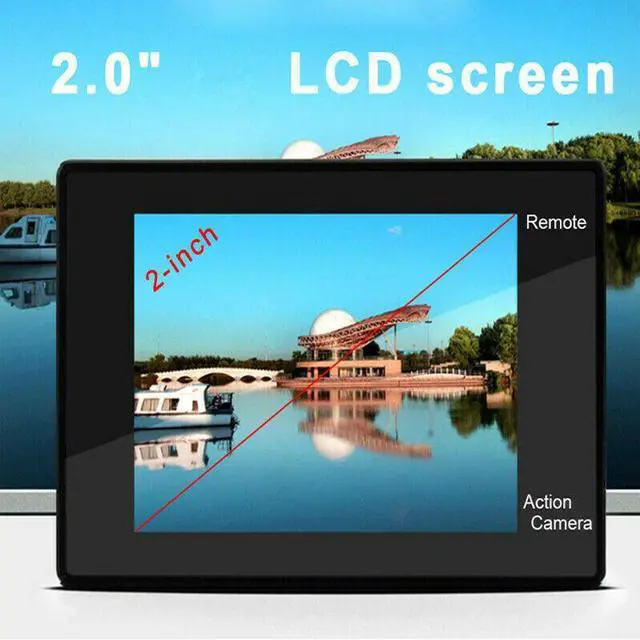 Alt view image 7 of 7 - 2.0" Screen Camera Full 4K WIFI Motobike ATV Helmet Waterproof Sports DV Video