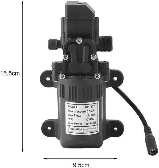 Alt view image 5 of 7 - 4L/min Electric Car Wash Washer Self-priming Water Pump Washing Machine Tool Kit