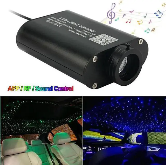 Main image of DC12V 12W RGBW Car Roof Star LAMP LED Starry Ceiling Optical Fiber APP Light Kit
