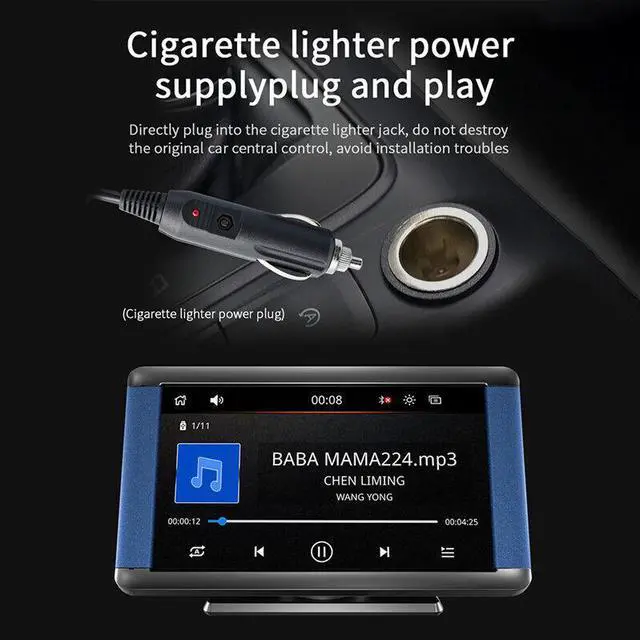 Alt view image 5 of 7 - Car 7In Display MP5 Audio Player FM AM Multimedia Host For Carplay Androidauto