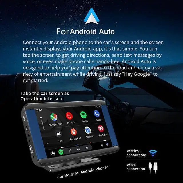 Alt view image 6 of 7 - Car 7In Display MP5 Audio Player FM AM Multimedia Host For Carplay Androidauto