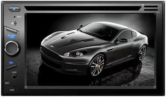 Alt view image 3 of 7 - 6.2in Car FM Monitor DVD CD Multimedia Video Play For Carplay Radio Stereo Navi