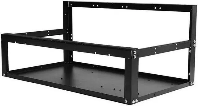 Alt view image 2 of 7 - Stackable For 6/8 GPU Crypto Coin Rack Open Mining Rig Frame Mining Ether Tool