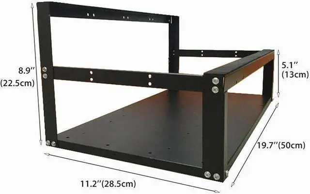 Alt view image 3 of 7 - Stackable For 6/8 GPU Crypto Coin Rack Open Mining Rig Frame Mining Ether Tool