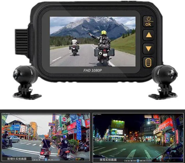 Main image of Motorcycle HD Waterproof Recorder Camera Driving Video Camcorder DVR Loop Record