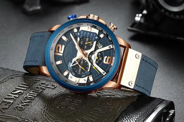 Alt view image 4 of 7 - CURREN 8329 Watch Business Men Simple Sport Wristwatch Three K4M3