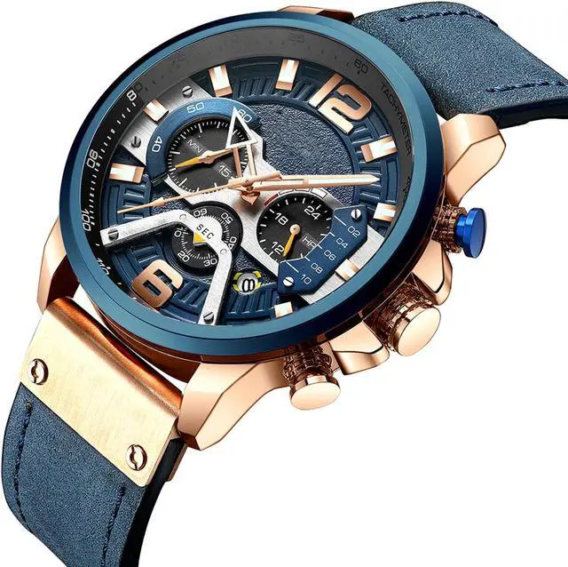 Alt view image 2 of 7 - CURREN 8329 Watch Business Men Simple Sport Wristwatch Three K4M3