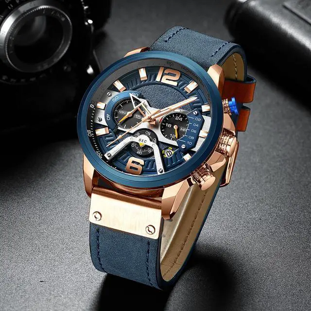 Alt view image 3 of 7 - CURREN 8329 Watch Business Men Simple Sport Wristwatch Three K4M3