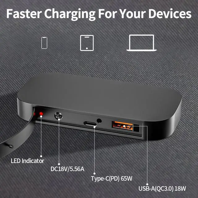 Alt view image 5 of 7 - GOFORT 18V/100W Portable Foldable Solar Panel Charger for Power Station RV E7D5