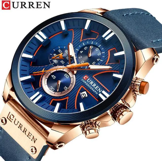 Alt view image 2 of 7 - CURREN Men Watches Wristwatch for Business Male Watch Calendar K7Q2
