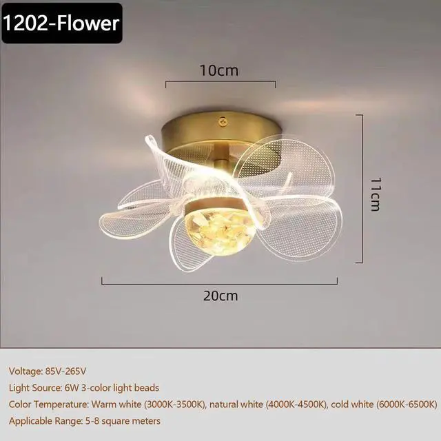 Main image of Vintage Wall Sconces Flower Wall Interior Wall for Living Room S1N5