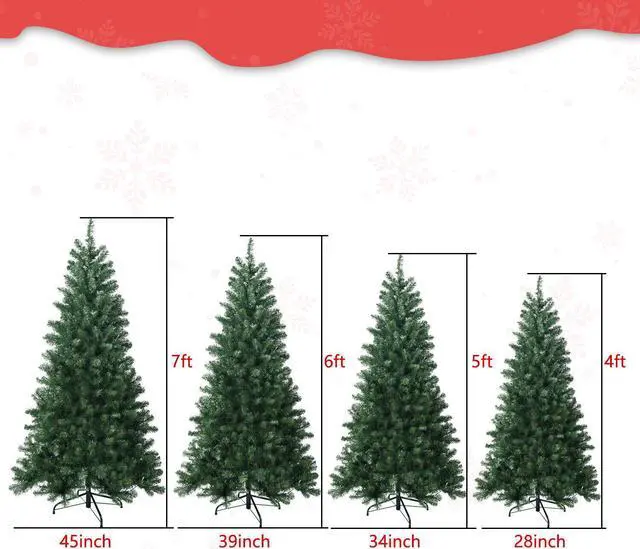 Alt view image 2 of 7 - Artificial Christmas Tree Xmas Tree Holiday Christmas Decor Metal Stand K8E2