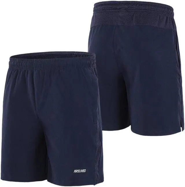 Alt view image 5 of 7 - Arsuxeo Men's Cycling Shorts Quick-Dry For Outdoor Sports Running Riding