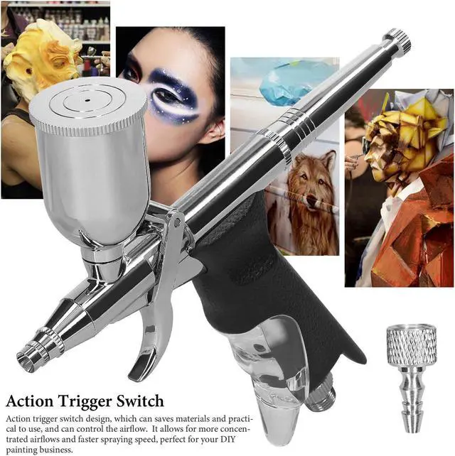 Alt view image 5 of 7 - Multi-purpose Professional 0.3mm Airbrush for Car Model Making DIY Makeup O3N6