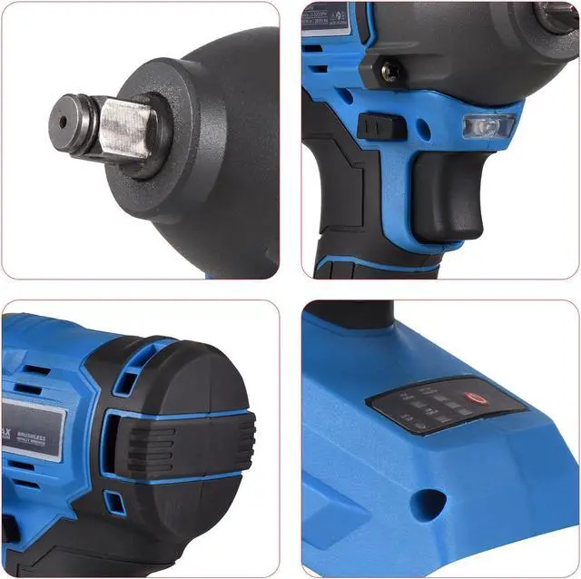 Alt view image 4 of 7 - Cordless Brushless Impact with 1/2in Chuck Variable 350N.m U4P5