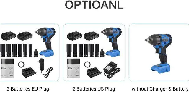 Alt view image 6 of 7 - Cordless Brushless Impact with 1/2in Chuck Variable 350N.m U4P5