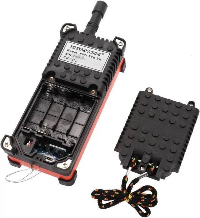 Alt view image 4 of 7 - F21-E1B DC12-72V Industrial Remote Controller Switches Hoist Crane Lift U8E5