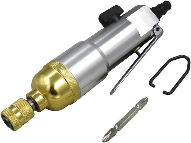 Main image of 1/4" Pneumatic Screwdriver Straight Hand Industrial 9000rpm Reversible D7L1