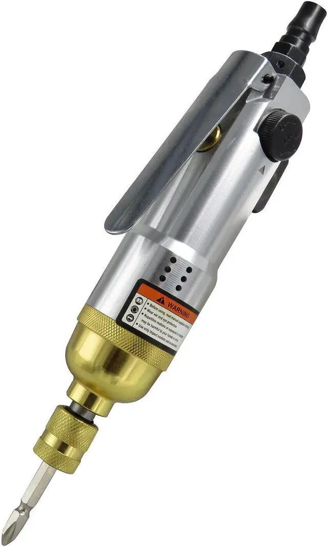 Alt view image 4 of 7 - 1/4" Pneumatic Screwdriver Straight Hand Industrial 9000rpm Reversible D7L1