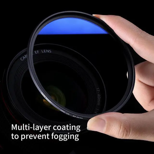 Alt view image 4 of 14 - K&F Concept MCUV Filter 43mm Ultra Slim Optics Multi Coated Ultraviolet Protection Camera UV Lens Filter Compatible With Canon Nikon Sony All DSLR Camera Filter