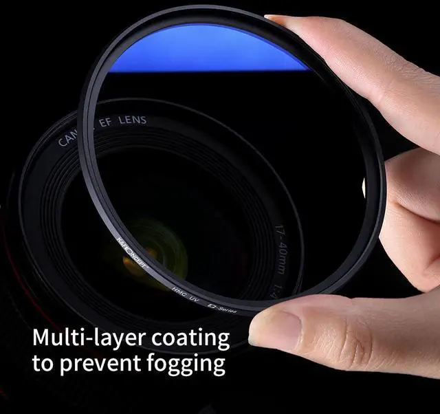 Alt view image 4 of 14 - K&F Concept MCUV Filter 55mm Ultra Slim Optics Multi Coated Ultraviolet Protection Camera UV Lens Filter Compatible With Canon Nikon Sony All DSLR Camera Filter