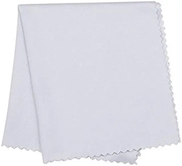 Main image of 2 PCS White Microfiber Cleaning Cloth For All Gentle Surfaces, Touchscreens, Smartphones, Camera Lenses, LCD Screens & HD Screens 5.5x5.5 inch 2-Pack