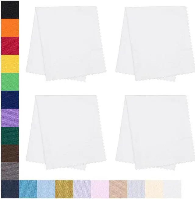 Alt view image 6 of 6 - 2 PCS White Microfiber Cleaning Cloth For All Gentle Surfaces, Touchscreens, Smartphones, Camera Lenses, LCD Screens & HD Screens 5.5x5.5 inch 2-Pack