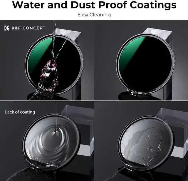 Alt view image 6 of 7 - K&F Concept 72mm ND1000 (10-Stop Fixed Neutral Density Filter) ND Lens Filter, 28 Multi-Layer Coatings Waterproof Scratch Resistant Super Slim for Camera Lens (Nnao-X Series)