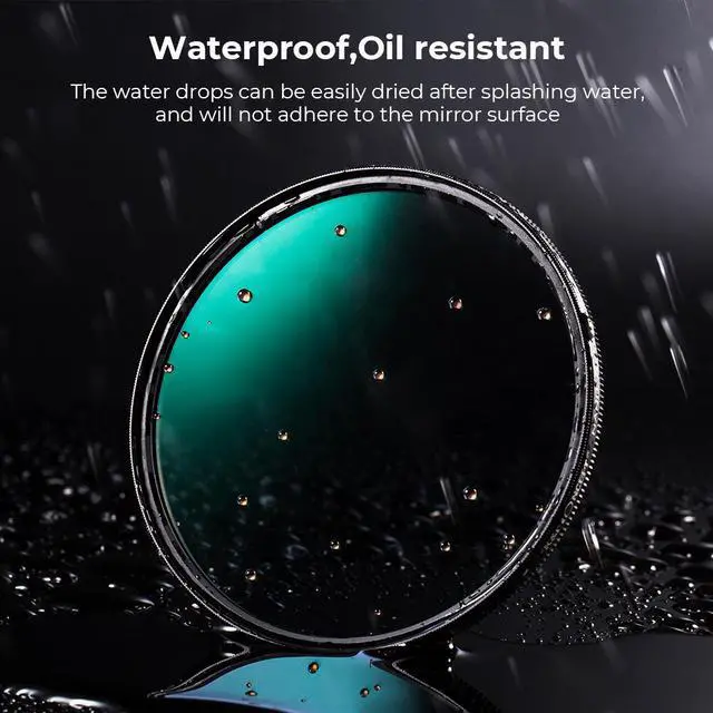 Alt view image 7 of 14 - K&F Concept 43MM Circular Polarizer Filter HD Optical Glass Lens Filter Ultra-Slim 28 Layer Super Slim Multi-Coated Circular Polarizing Filters CPL Lens Filter (Nano-X Series B270)