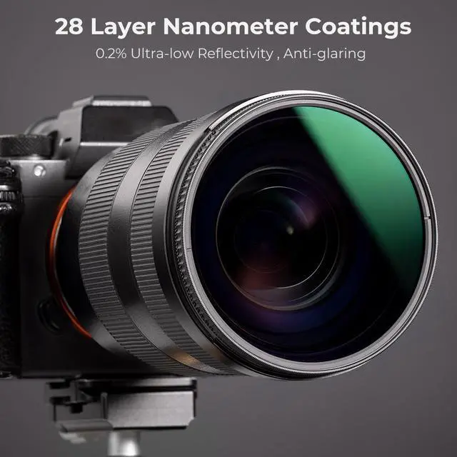 Alt view image 3 of 14 - K&F Concept 43MM Circular Polarizer Filter HD Optical Glass Lens Filter Ultra-Slim 28 Layer Super Slim Multi-Coated Circular Polarizing Filters CPL Lens Filter (Nano-X Series B270)