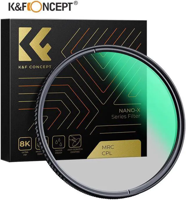 Main image of K&F Concept 43MM Circular Polarizer Filter HD Optical Glass Lens Filter Ultra-Slim 28 Layer Super Slim Multi-Coated Circular Polarizing Filters CPL Lens Filter (Nano-X Series B270)