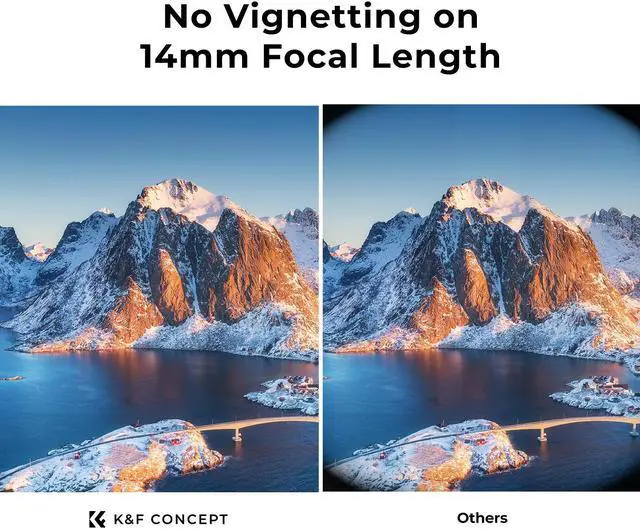 Alt view image 7 of 14 - K&F Concept 62mm MC UV Protection Filter Shockproof Tempered Optical Glass with 28 Multi-Layer Coatings HD/Waterproof/Scratch Resistant for Camera Lens (Nano-X Series)