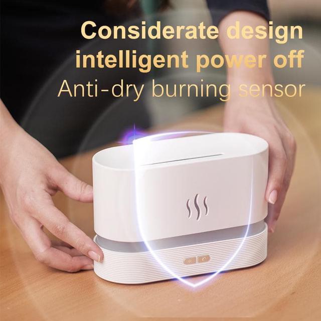Aroma Diffuser Flame Light Mist Humidifier Aromatherapy Diffuser