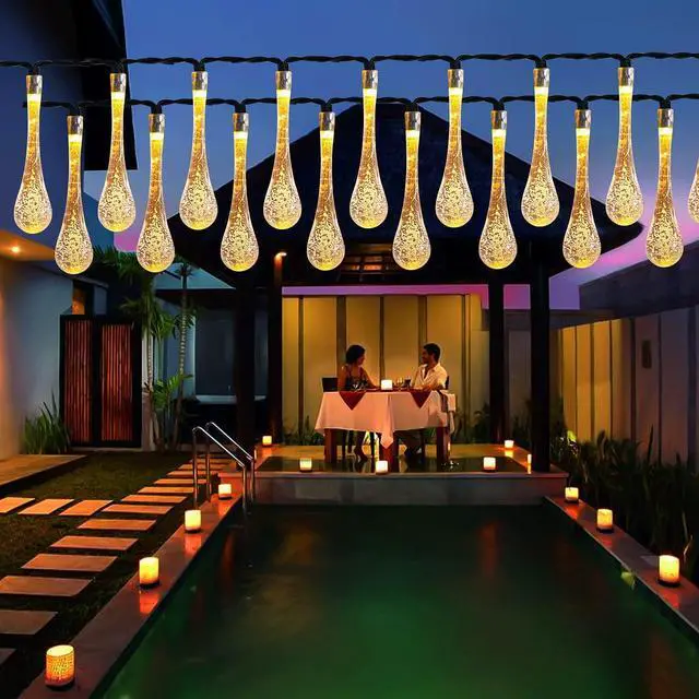 Alt view image 4 of 7 - SOWAZ 20-ft Solar Warm Color Indoor/Outdoor String Light with 2 Flash Modes