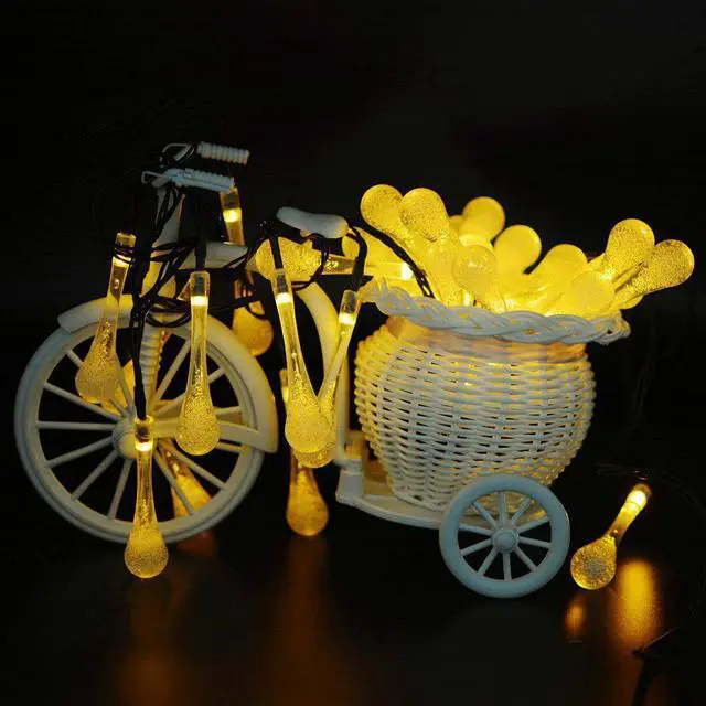 Alt view image 5 of 7 - SOWAZ 20-ft Solar Warm Color Indoor/Outdoor String Light with 2 Flash Modes