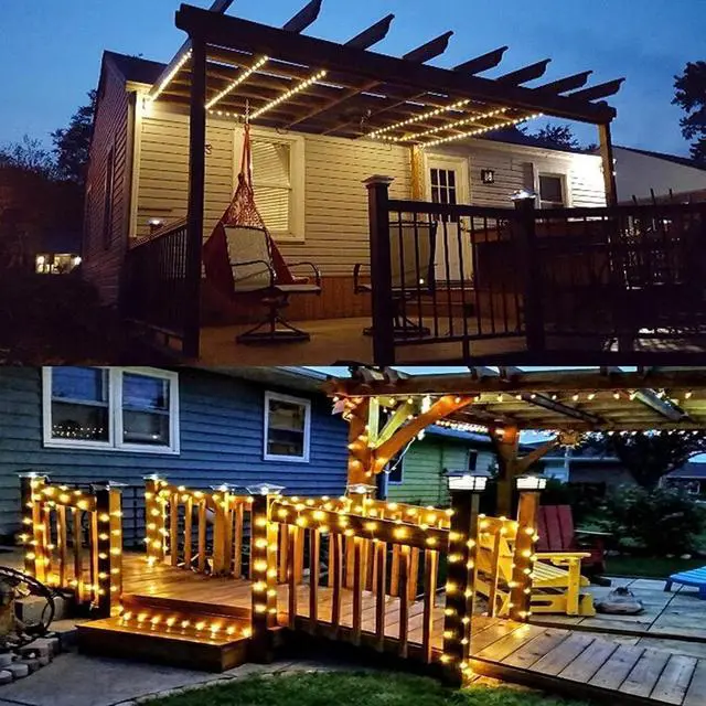 Alt view image 6 of 7 - SOWAZ 50 LED Solar Cherry Blossom String Light, Warm