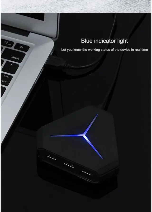 Alt view image 4 of 7 - IXJYLCPC USB Hub, 6-Port USB 2.0 Hub, with 3ft Cable for Multi-device Desktop Laptop, Notebook PC, Mobile HDD, and More, (6-port USB 2.0 Splitter)