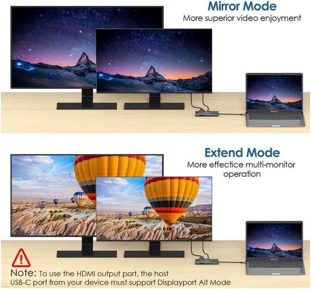 Alt view image 7 of 7 - IXJYLCPC USB C Hub Multiport Adapter - 9 in 1 Portable Space Aluminum Dongle with 4K HDMI Output, 60W PD 3.0, 2 USB 3.0 Ports, Gigabit Ethernet, SD/Micro SD Card Reader, Mic/Audio Compatible