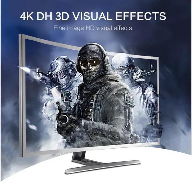 Alt view image 6 of 7 - IXJYLCPC Hdmi Splitter 4K@60Hz Hdmi Splitter 1 in 2 Out for Dual Monitors Duplicate/Mirror, Dual Hdmi Adapter for 2 Monitors Support HDCP1.4, 10.5Gbps, Full HD 1080P 3D