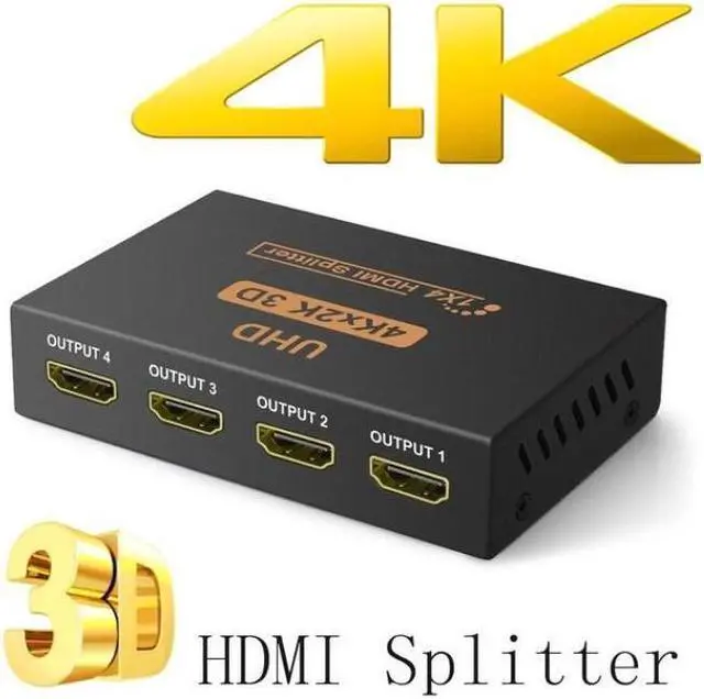 Main image of IXJYLCPC 4K HDMI Splitter 1 in 4 out 4K 1080P HDMI 1X4 Splitter for PC laptop STB DVD UHD TV