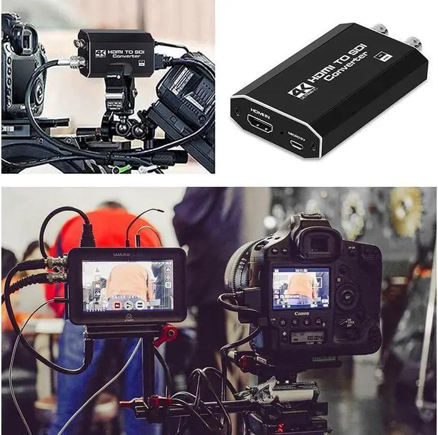 Alt view image 5 of 7 - IXJYLCPC HDMI to Dual AHD Converter 1080P HDMI to AHD Converter Adapter Convert Support 720P/1080P@30Hz for CCTV Outdoor Home Security Surveillance IP Camera System AHD DVR NVR Video Recorder