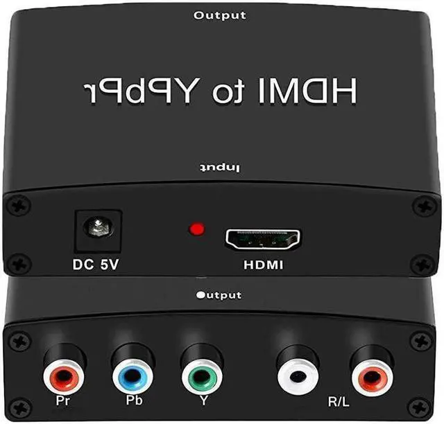 Main image of IXJYLCPC HDMI to Component Converter, HDMI to YPbPr Adapter + R/L Audio Extractor, HDMI to 5 RCA RGB Video Converter, Support 1080P 60Hz for PS3 PS4 DVD(HDMI to Ypbpr)