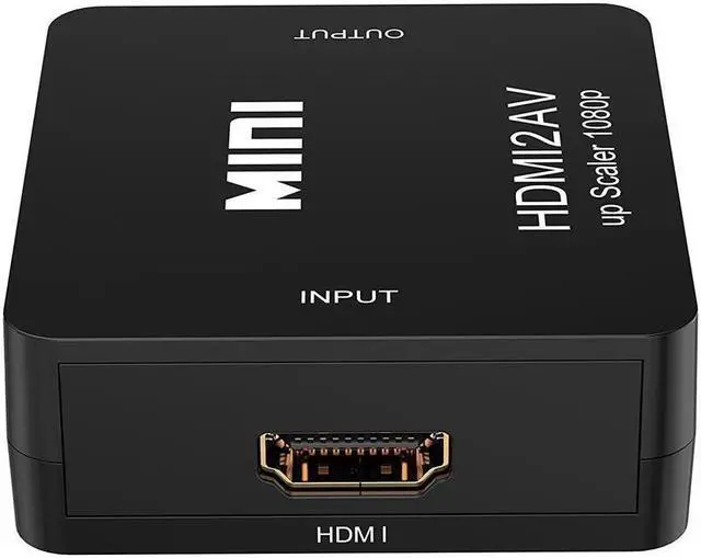 Alt view image 5 of 7 - IXJYLCPC 1080P HDMI to 3RCA CVBs HDMI to RCA,HDMI to AV Composite Video Audio Converter Adapter Supports PAL/NTSC for Amazon Fire TV Stick Roku Chromecast Apple TV PC Laptop Xbox HDTV DVD - Black