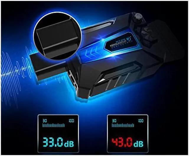 Alt view image 3 of 7 - IXJYLCPC CoolCold Ice Magic 3 Mini Universal Laptop Cooling Fan USB Plug Exhaust Fan Speed Adjustable Notebook cooler Portable Lighted