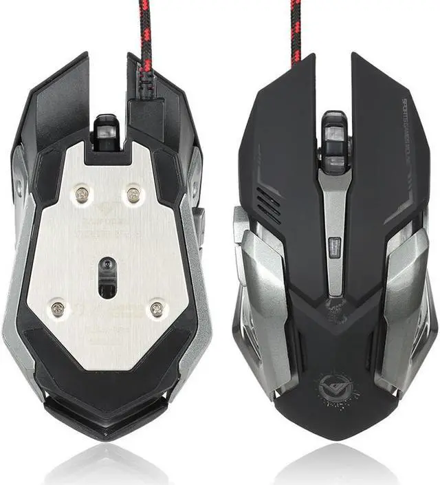 Alt view image 2 of 7 - IXJYLCPC Gaming Mouse Wired [3200 DPI] [Programmable] [Breathing Light] Ergonomic Game USB Computer MiceGamer Desktop Laptop PC Gaming Mouse, 7 Buttons for Windows 7/8/10/XP Vista Linux