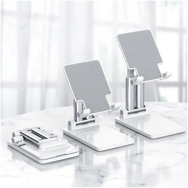 Main image of IXJYLCPC Cell Phone Stand for Desk [Full Foldable & Adjustable] Compatible with iPhone 13 Samsung Galaxy S21 S20 Note 20 etc Mobile Phone Stand Holder 4-12.9'' iPhone 13,iPad,Tablet, Kindle,White