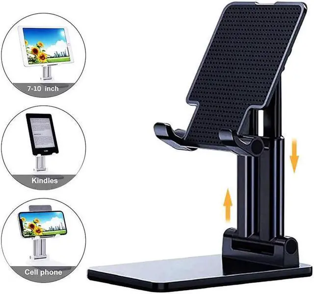 Main image of IXJYLCPC Cell Phone Stand for Desk [Full Foldable & Adjustable] Compatible with iPhone 13 12 Pro Samsung Galaxy S21 S20 Note 20 etc Mobile Phone Stand Holder 4-12.9'iPhone 13,iPad,Tablet, Kindle