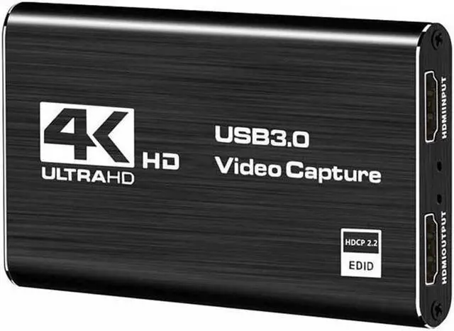 Main image of IXJYLCPC 4K USB 3.0 Video Capture Card HDMI-compatible 1080P 60Hz HD Video Recorder Grabber For PS4 OBS Game Recording Live Streaming (OZC3)